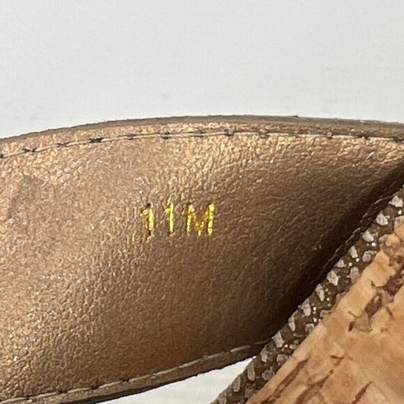 VANELI Open Toe Cork Jute Wedge Sandals 11 M - Picture 8 of 8